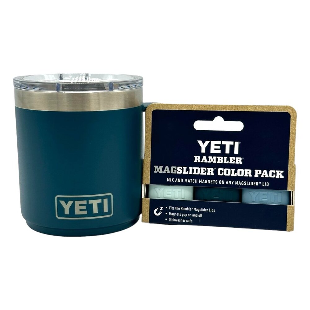 YETI 10oz. MUG W/3PK MAGSLIDERS - AGAVE TEAL